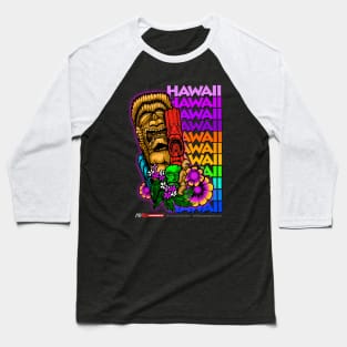 Tikis Hawaii Baseball T-Shirt